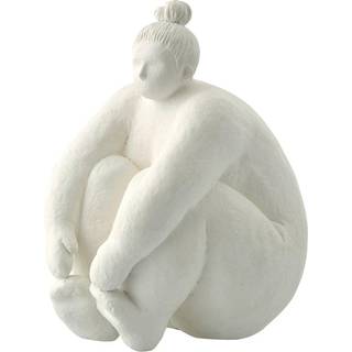 Lene Bjerre Serafina dekoration "kvinde siddende" 24 cm White
