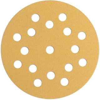 Sliberondeller Mirka Gold, Ø125 mm Grip 17 huller, P40, 10-pak