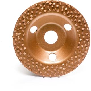 Carbide slibeskive til vinkelsliber, flad, Ø125 mm, korn 14 - huldiameter 22,2 mm