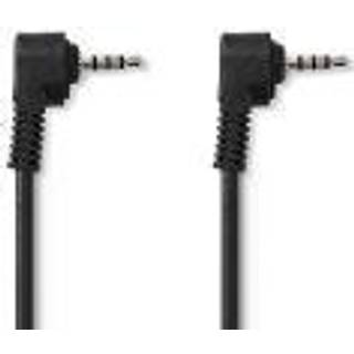 Nedis AV-kabel | 3.5 mm Hanstik | 3.5 mm Hanstik | Nikkelplateret | 2.00 m | Runde | PVC | Sort