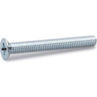 FAST maskinskrue med undersænket hoved, elforzinket, 4,0 x 12 mm - 200 stk.