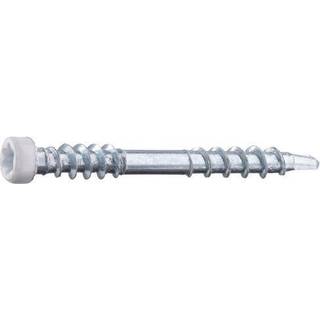 Grabber LTX35VITC Montageskrue med bits 3,3 x 35 mm, pakke med 100 stk. hvid