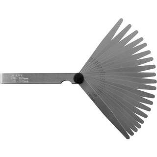 DIESELLA Søgerstål 0,05-1,00 mm (20 blade) 100 mm (INOX) med cylindrisk afrunding og 10 mm bredde