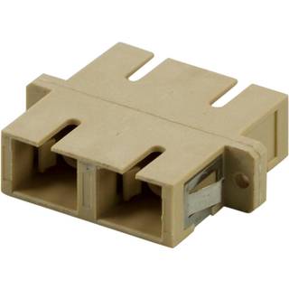 DELTACO hætte, fiber, SC-SC, multimode, duplex, keramisk, plast