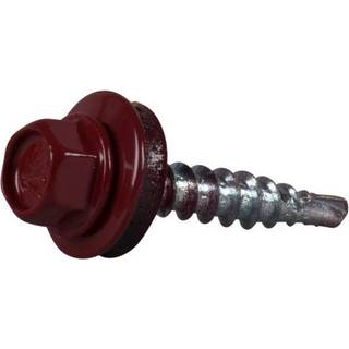 ESSVE 64933 Farmerskrue 4,8 x 28 mm, bor, pakke med 250 Brun-rød (RAL 3011)