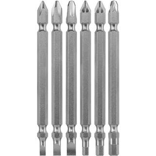 kwb dobbelt bitssæt, 100 mm PH, PZ, LK og HEX bits - 6 stk.