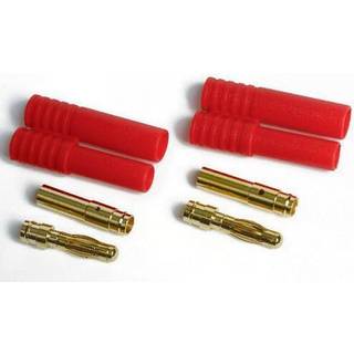 HXT 4mm Guld stik, 2 stk