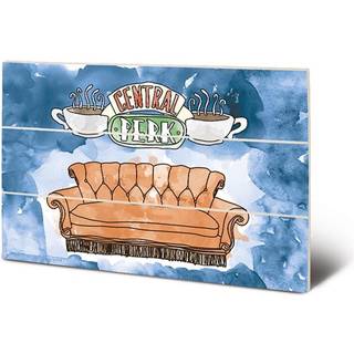 FRIENDS - Wood Print 20x29.5 - Central Perk Sofa