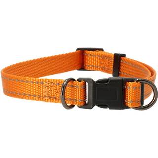 Dogman Nylon Hundehalsbånd Iris Orange XL 25mmx38-66cm