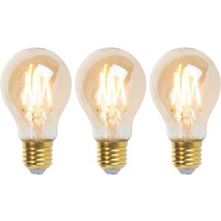 Sæt af 3 E27 dæmpbare LED-pærer Goldline 5W 380lm 2200K
