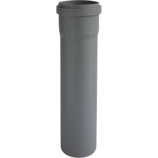 Nicoll HTP afløbsrør med muffe Ø110 mm 200 cm grå
