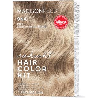 Madison Reed Radiant Hair Color Kit Medium Smoky Blonde for 100% gr? d?kning Ammoniakfri 9na Pisa Blonde Permanent Hair Dye Pack af 1
