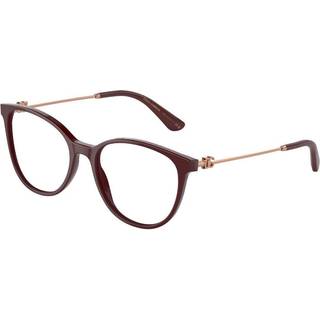 Dolce & Gabbana DG3363 3091 52 Briller Kvinder Burgunder - Burgundy - 52mm