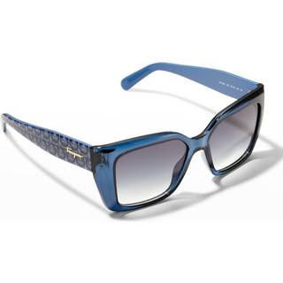 Salvatore Ferragamo SF 1042S 432 55 Solbriller Mænd Blue - Transparent Blue - 55mm