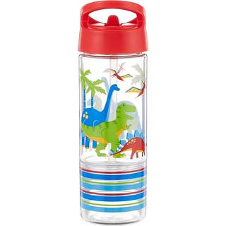 Stephen Joseph Kids Sip og Snack Water Bottle 12 Oz Tritan BPA Gratis drink og snack vandflaske til piger og drenge tilbage til skolevandflaske D