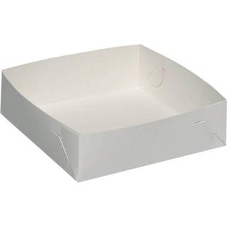 Kageæske nr 1 15 x 15 x 4,5 cm 500 stk med V-skær