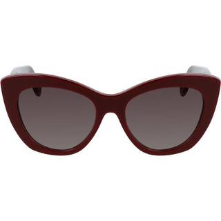 Ferragamo Kvinde SF1022S 603 Solbriller Acetat Bordeaux Brun Cat Eye