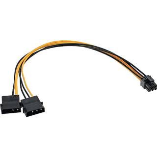 Kabeladapter - 4 pin til 6 pin PCI-E
