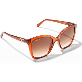 Salvatore Ferragamo SF 1026S 261 54 Solbriller Mænd Brun - Transparent Brown - 54mm