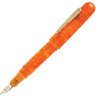 Conklin All American Fountain Pen in Sunburst Orange - Stub Nib Nib Walvant Design & Artistic Craftsmanship - Ideal Gift til Calligraphers & Pen