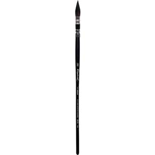 Raphael Softaqua Synthetic Squirrel Watercolor Brush Quill 3/0 Black