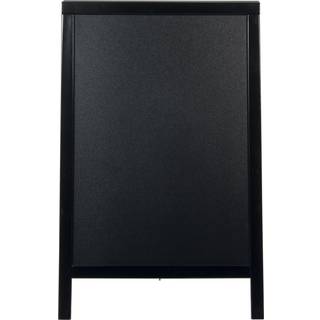 Securit Woody sandwich gadeskilt 85x55cm med sort træramme