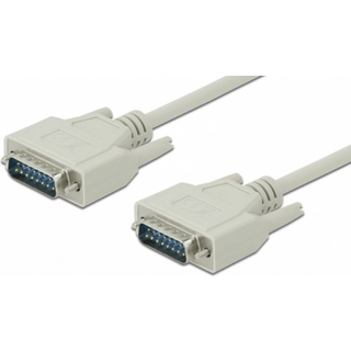 15pin D-Sub Seriel han/han kabel - 3 m