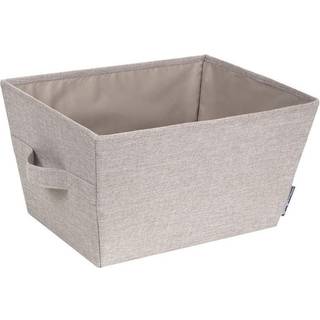 Opbevaringskasse, sammenklappelig, stor, beige
