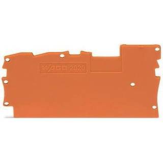 Wago Ende / mellemplade 1,0 MM orange