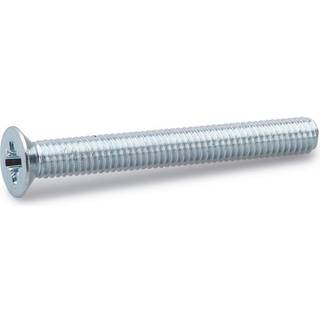 FAST maskinskrue med undersænket hoved, elforzinket, 6,0 x 40 mm - 100 stk.