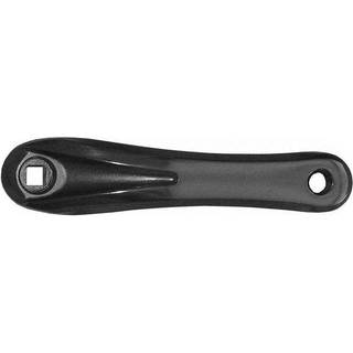 Pedalarm venstre sort vandret parallel firkant alu 170mm