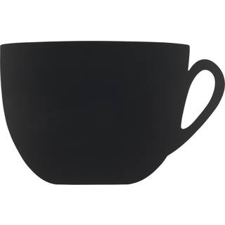 Securit chalkboard kaffekop Silhouet 28,3x44,5cm sort