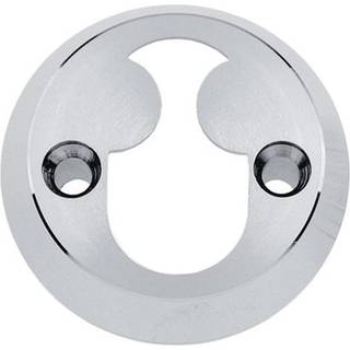 Cylinderring 6mm Indvendig rokoko Blank krom - Låse tilbehør - Cylinderringe