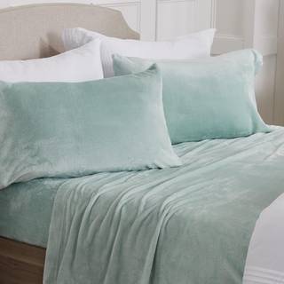 NY Loft Ultra Soft Micro Fleece Sheets sat med ekstra dybe lommer | Ekstra blød fløjls fleece ark sæt | Super Plush Polar fleece | Velvet Plush C