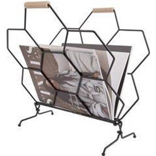 Magasinholder Honeycomb 40x45cm metal sort