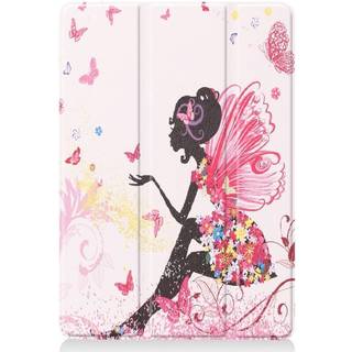 Apple iPad 10.2 (2019) Pattern PU Trifoldet Stand Tablet-Taske - Skønhed