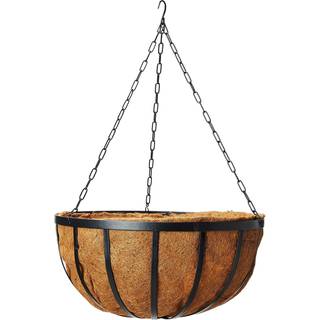 Arcadia Garden Products 1527 Halvrunde v?gmonteret h?ngende planterkurv med Coco Liner 16 """"