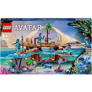 LEGO Avatar: Vejen Metkayina Reef Home 75578 Bygningsleget?jss?t med Village Canoe Pandora -scener Neytiri og Tonowari Minifigures Movie Set