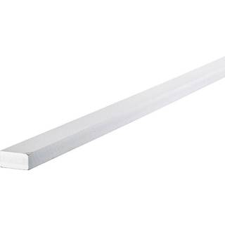 RIAS afstandsliste til yderspær til 10 mm plader, hvid - 10 x 19 x 3000 mm