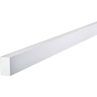 RIAS afstandsliste til yderspær til 32 mm plader, hvid - 32 x 19 x 3000 mm