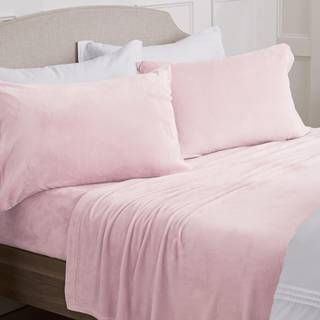 NY Loft Ultra Soft Micro Fleece Sheets sat med ekstra dybe lommer | Ekstra blød fløjls fleece ark sæt | Super Plush Polar fleece | Velvet Plush C
