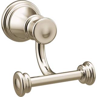 Moen YB6403NL Belfield Double Robe Hook Polised Nickel