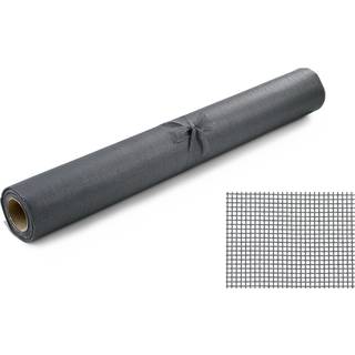 Habo 82 fluevæv, grå glasfiber - 120 cm x 10 meter