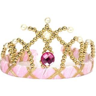 Den Goda Fen Kostume Tiara Velour, Lyserød