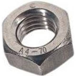 Bossard møtrik M10 DIN 934 6kt. Syrefast A4 100 stk