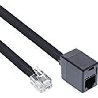 Telefonkabel forlænger - RJ12 - 2 meter