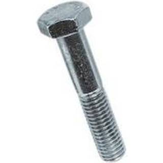 Bossard Bolt M20x75 Elforzinket DIN 931. 6kt delgevind Stål 8.8 - Pakke a 25 stk