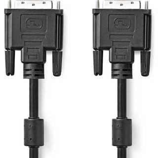 DVI-kabel, DVI-D 24+1-pin han til DVI-D 24+1-pin han, 2560x1600, 10m