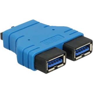 DeLOCK Adapter USB 3.0 pin header female > 2xUSB 3.0 Type-A female