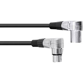 Omnitronic 30220632 XLR Forbindelsesledning [1x XLR-stik 3-polet - 1x XLR-bøsning 3-polet] 3.00 m Sort